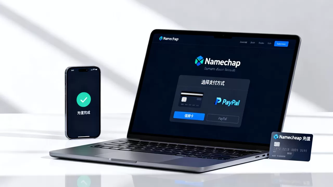Namecheap域名账户怎么充值?Namecheap域名充值失败怎么办 Namecheap域名账户怎么充值?Namecheap域名充值失败怎么办