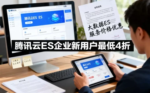 腾讯云ES企业新用户最低4折是真的吗？大数据ES服务价格优惠