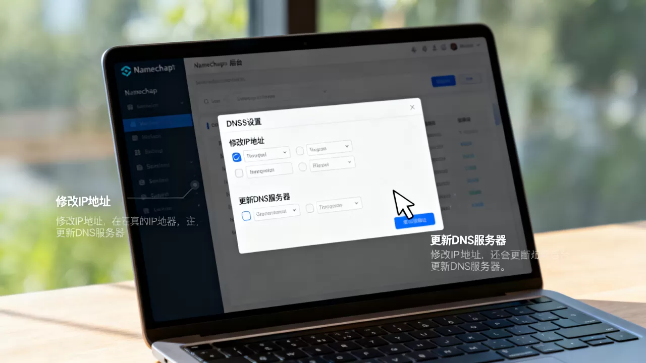 Namecheap怎么改域名IP？Namecheap更新DNS服务器教程