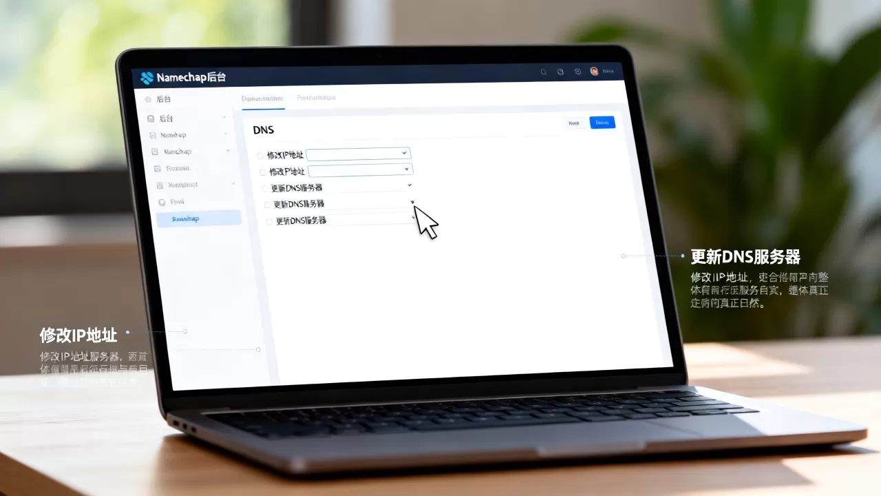 Namecheap怎么改域名IP？Namecheap更新DNS服务器教程