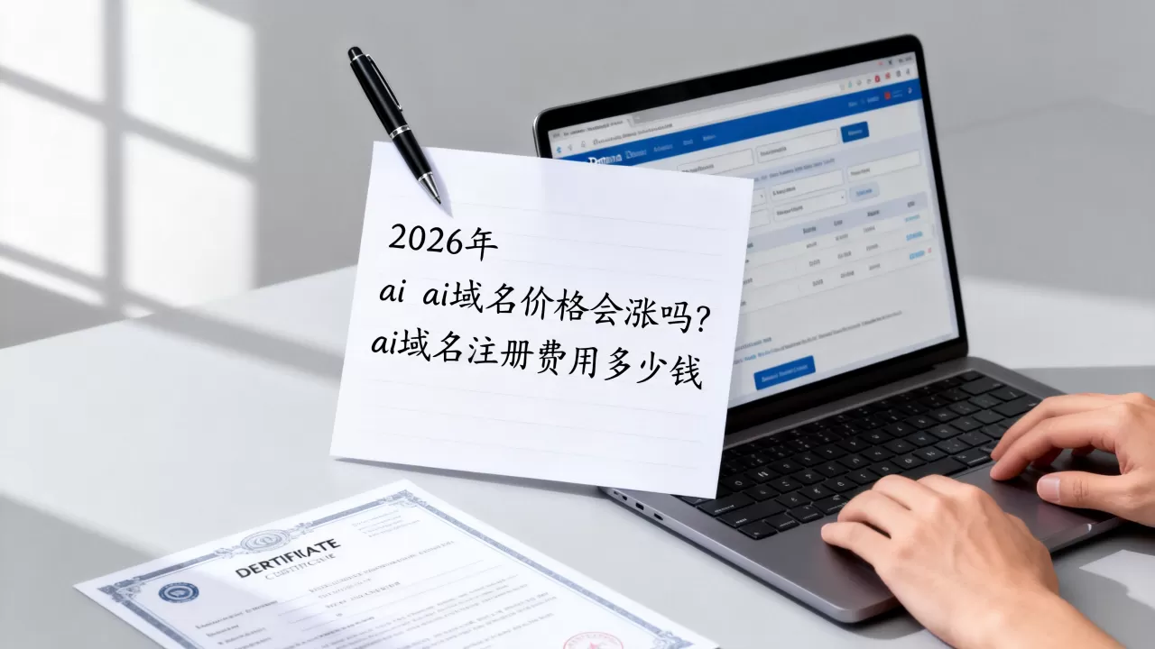 2026年ai域名价格会涨吗?ai域名注册费用多少钱 2026年ai域名价格会涨吗?ai域名注册费用多少钱