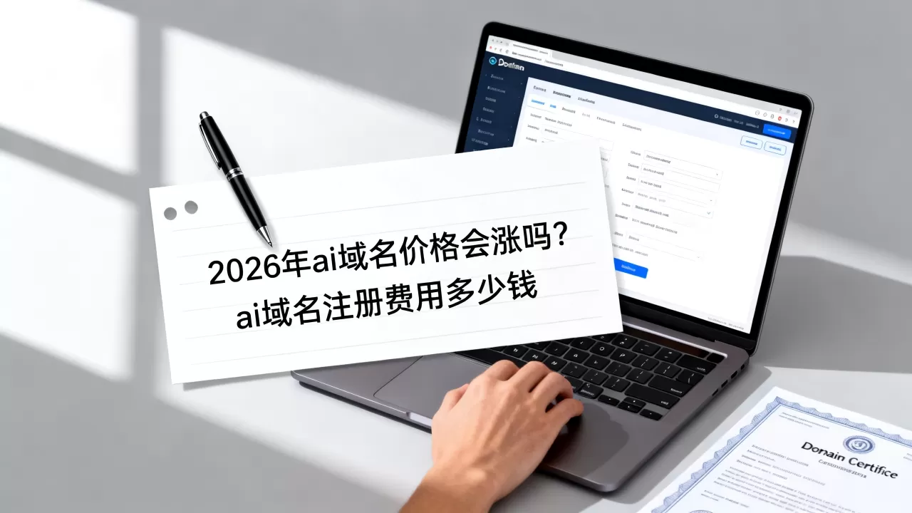 2026年ai域名价格会涨吗?ai域名注册费用多少钱 2026年ai域名价格会涨吗?ai域名注册费用多少钱
