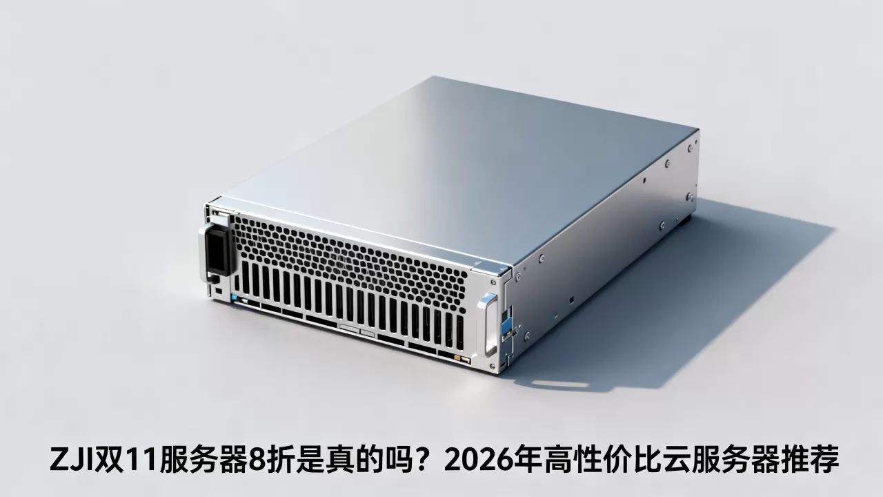 ZJI双11服务器8折是真的吗？2026年高性价比云服务器推荐
