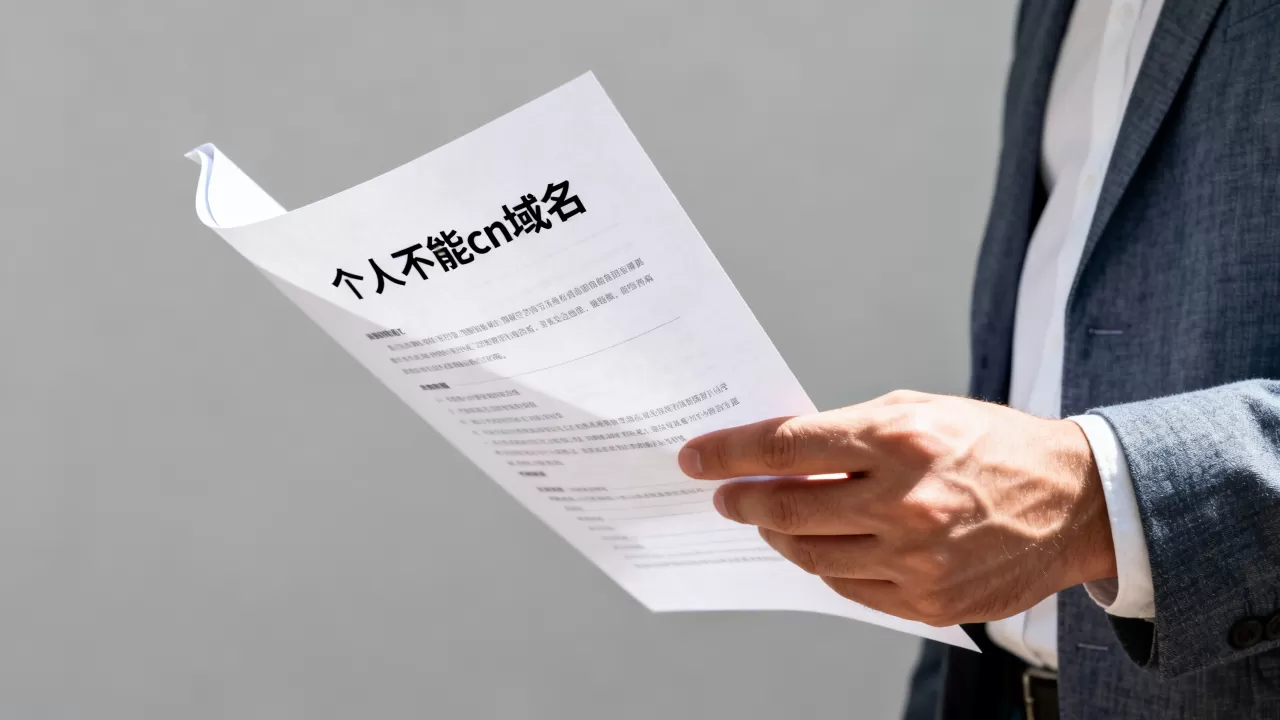 个人不能cn域名 个人不能cn域名