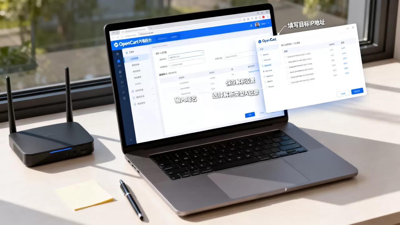OpenCart外贸网站怎么绑定域名?域名解析失败怎么办 OpenCart外贸网站怎么绑定域名?域名解析失败怎么办