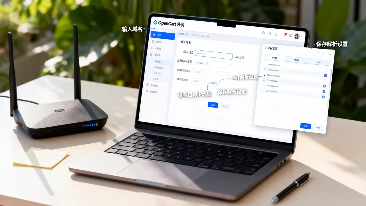 OpenCart外贸网站怎么绑定域名?域名解析失败怎么办 OpenCart外贸网站怎么绑定域名?域名解析失败怎么办