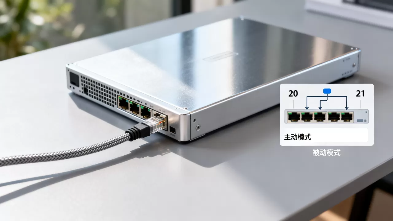 FTP端口20和21到底有啥区别?FTP主动模式与被动模式区别 FTP端口20和21到底有啥区别?FTP主动模式与被动模式区别
