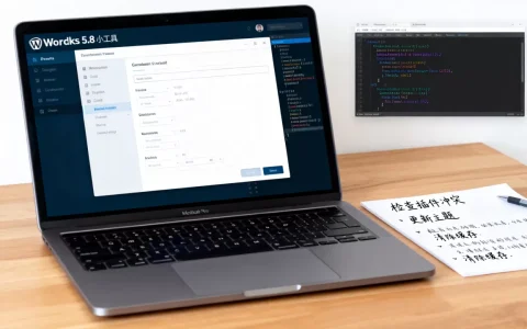 WordPress 5.8更新后小工具打不开怎么办？wp5.8小工具故障解决