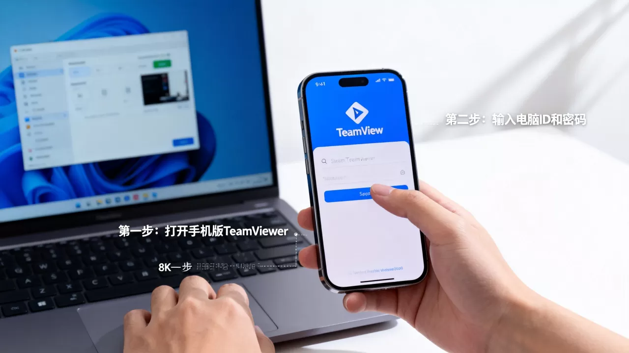 TeamViewer手机版怎么远程控制电脑?手机远程操控电脑教程 TeamViewer手机版怎么远程控制电脑?手机远程操控电脑教程