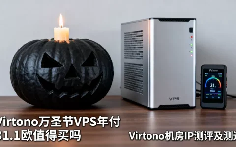 Virtono万圣节VPS年付31.1欧值得买吗，Virtono机房IP测评及测速