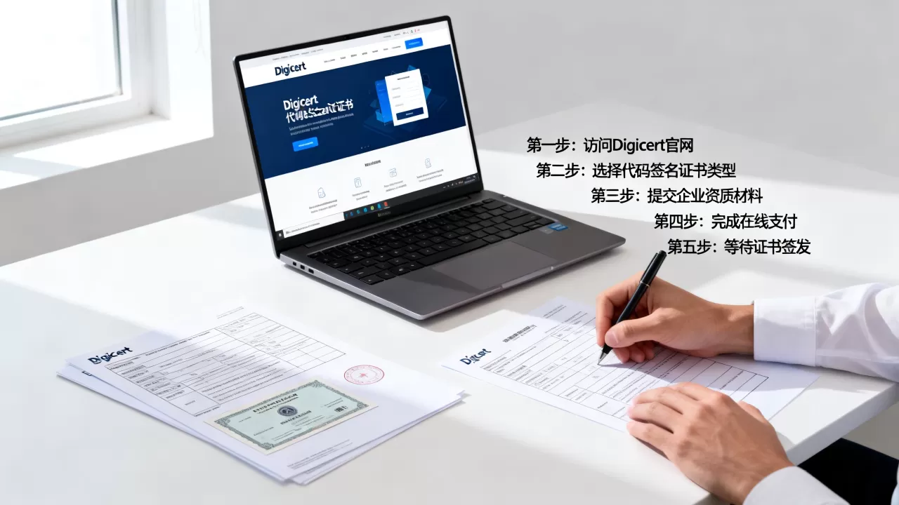 Digicert代码签名证书怎么申请?代码签名证书申请流程详解 Digicert代码签名证书怎么申请?代码签名证书申请流程详解