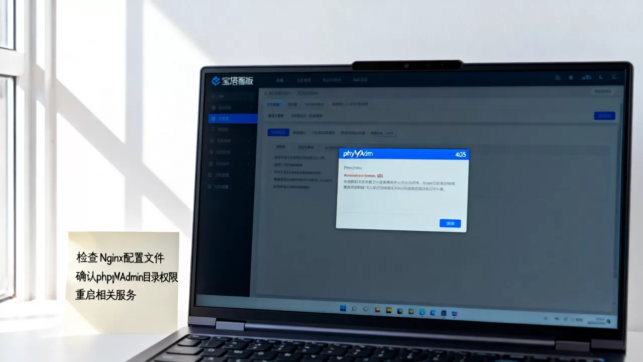 宝塔面板phpMyAdmin报错405怎么解决?phpMyAdmin访问被拒绝怎么修复 宝塔面板phpMyAdmin报错405怎么解决?phpMyAdmin访问被拒绝怎么修复