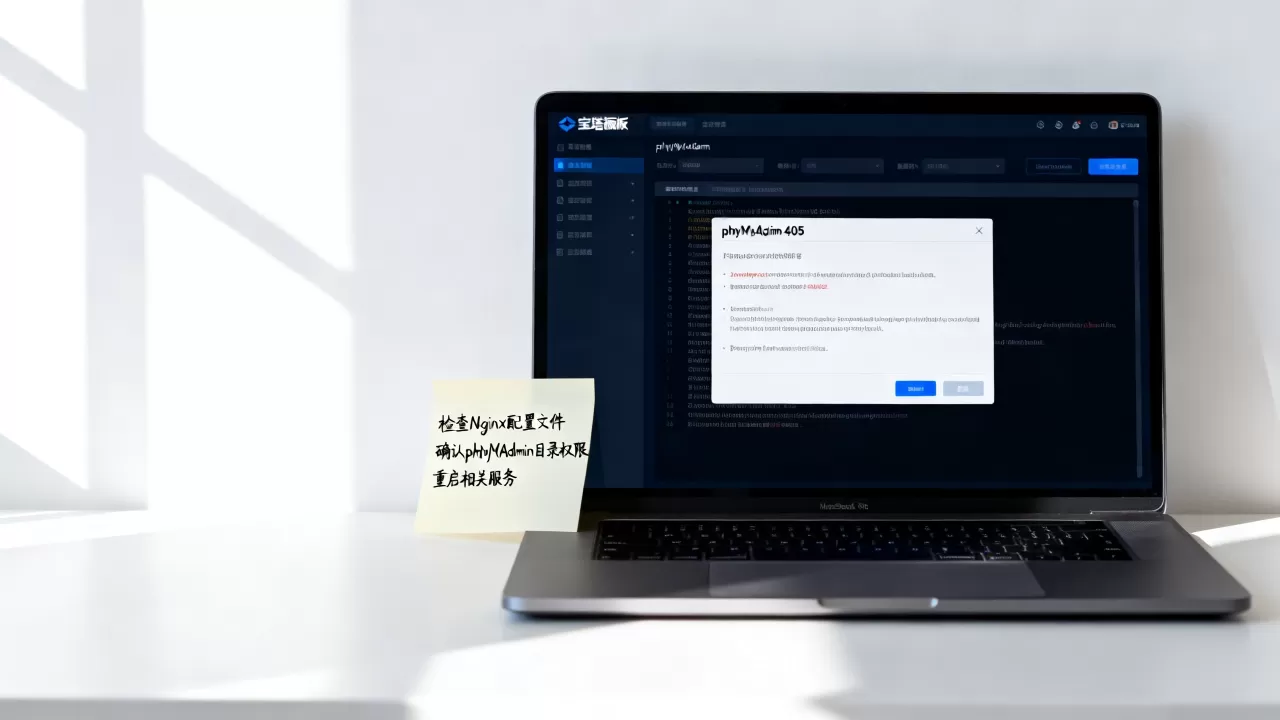 宝塔面板phpMyAdmin报错405怎么解决?phpMyAdmin访问被拒绝怎么修复 宝塔面板phpMyAdmin报错405怎么解决?phpMyAdmin访问被拒绝怎么修复
