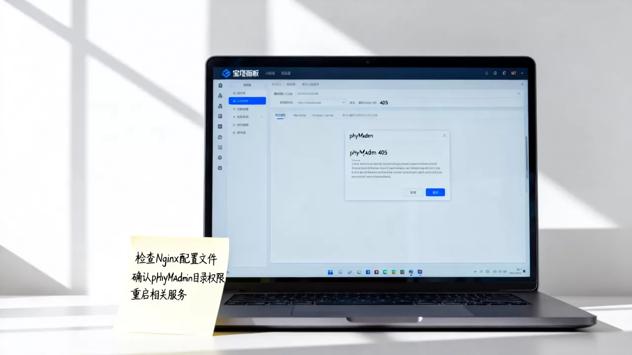 宝塔面板phpMyAdmin报错405怎么解决?phpMyAdmin访问被拒绝怎么修复 宝塔面板phpMyAdmin报错405怎么解决?phpMyAdmin访问被拒绝怎么修复