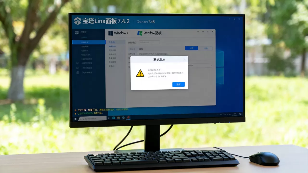 宝塔Linux面板7.4.2和Windows面板6.8版本存安全隐患需升级,宝塔面板高危漏洞修复方法 宝塔Linux面板7.4.2和Windows面板6.8版本存安全隐患需升级,宝塔面板高危漏洞修复方法