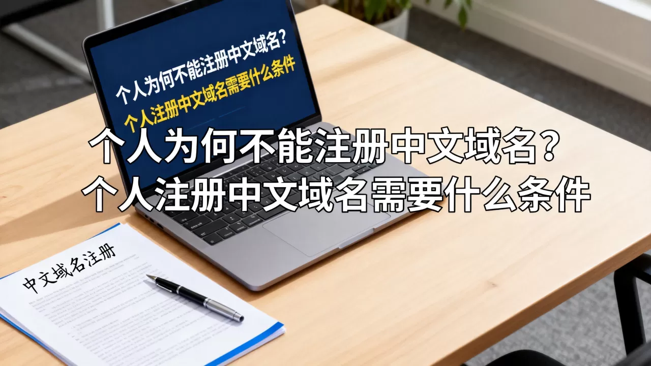 个人为何不能注册中文域名?个人注册中文域名需要什么条件 个人为何不能注册中文域名?个人注册中文域名需要什么条件