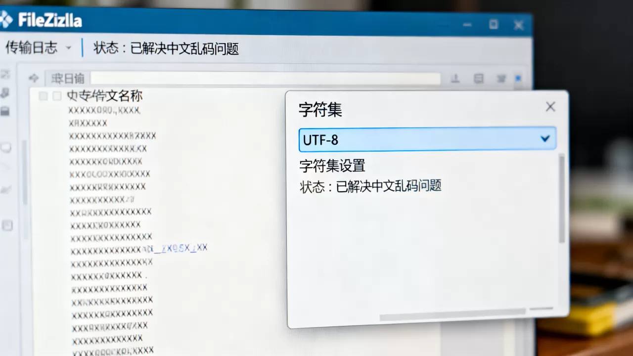 FileZilla传文件中文乱码咋办?FTP中文乱码解决方法 FileZilla传文件中文乱码咋办?FTP中文乱码解决方法