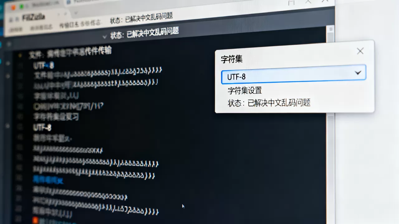 FileZilla传文件中文乱码咋办?FTP中文乱码解决方法 FileZilla传文件中文乱码咋办?FTP中文乱码解决方法