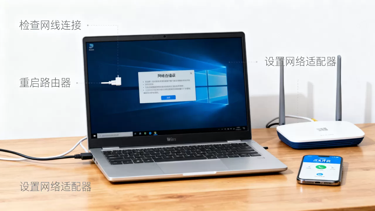 Win10程序闪退重启后断网怎么办？电脑重启后无法连接到网络的解决方法