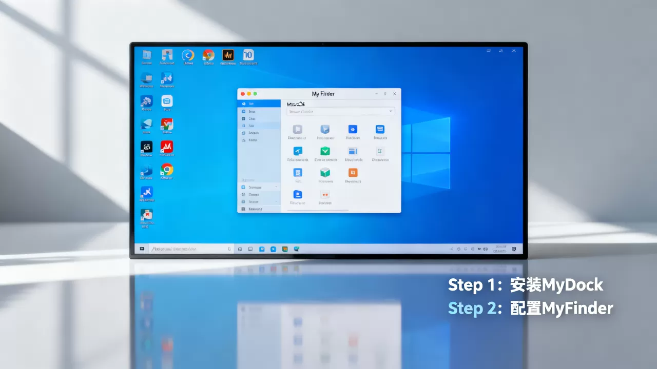 Windows10如何伪装成macOS?MyDock和MyFinder教程 Windows10如何伪装成macOS?MyDock和MyFinder教程
