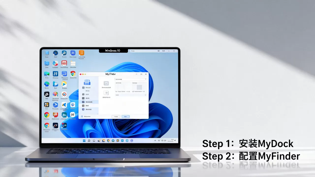 Windows10如何伪装成macOS?MyDock和MyFinder教程 Windows10如何伪装成macOS?MyDock和MyFinder教程