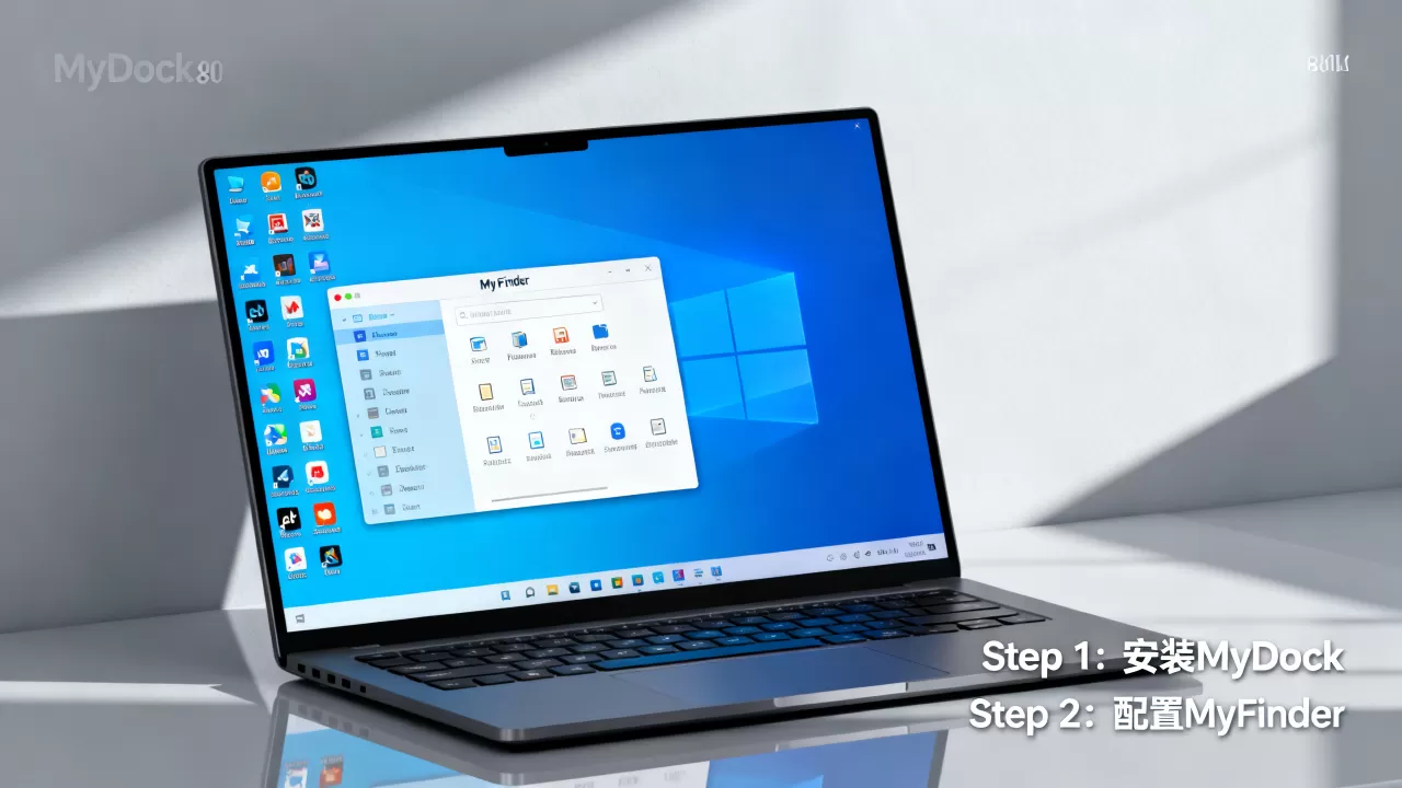 Windows10如何伪装成macOS?MyDock和MyFinder教程 Windows10如何伪装成macOS?MyDock和MyFinder教程