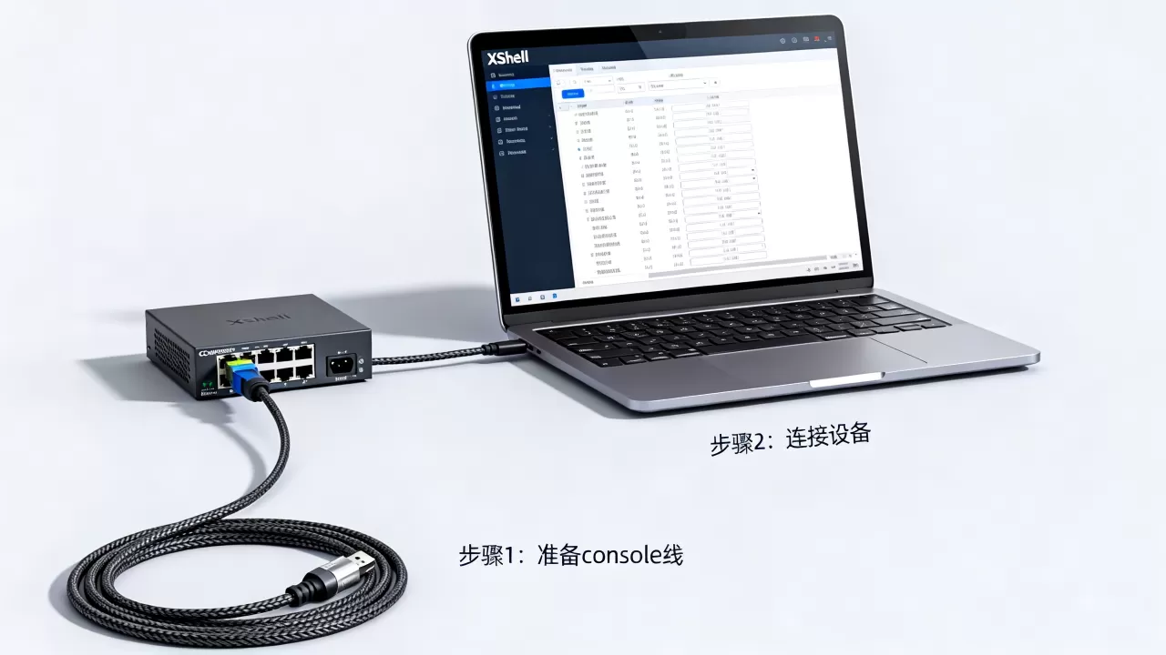 Xshell如何连接交换机console口? Xshell如何连接交换机console口?