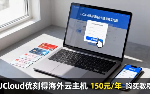 UCloud优刻得海外云主机怎么买？150元一年购买教程