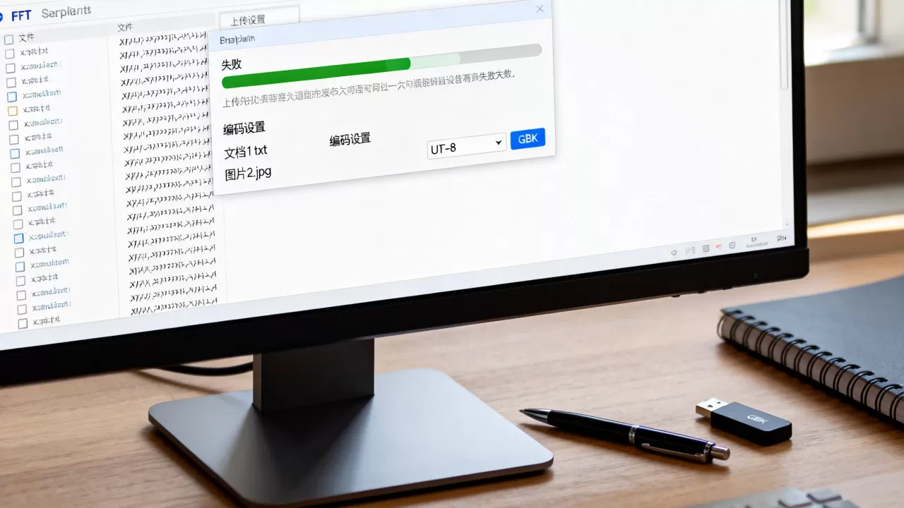 FTP客户端因编码问题无法上传怎么办？FTP上传文件乱码解决方法