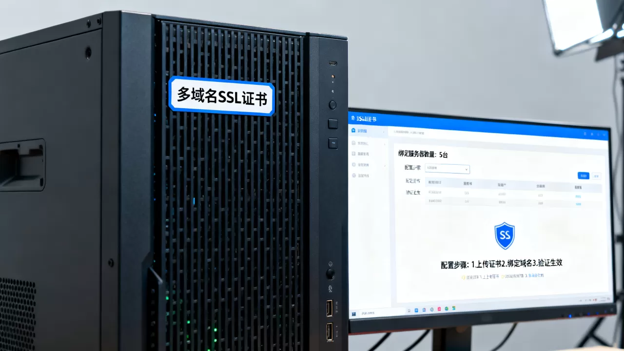 多域名SSL证书能绑定几台服务器？多域名SSL证书怎么配置