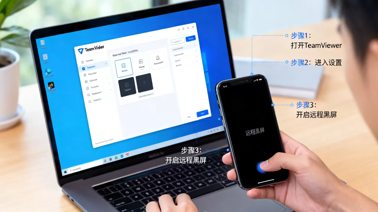 TeamViewer黑屏功能怎么使用?如何开启远程黑屏模式 TeamViewer黑屏功能怎么使用?如何开启远程黑屏模式