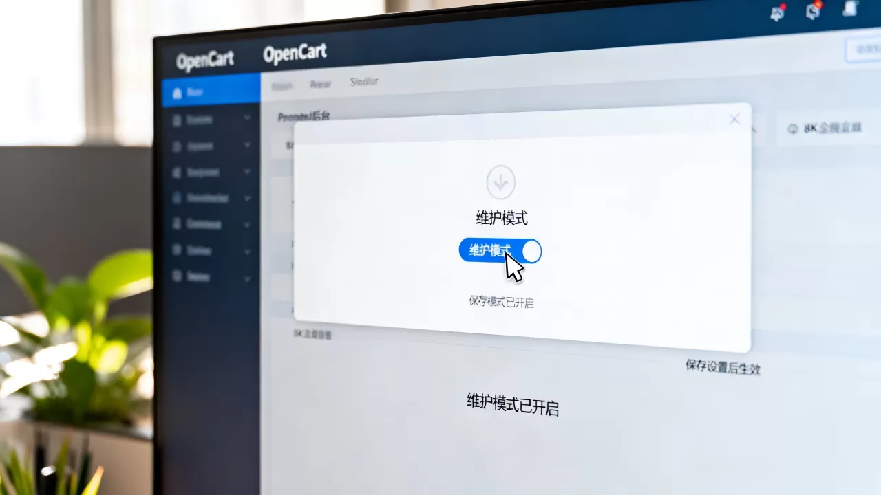 OpenCart网站如何开启维护模式? OpenCart网站如何开启维护模式?
