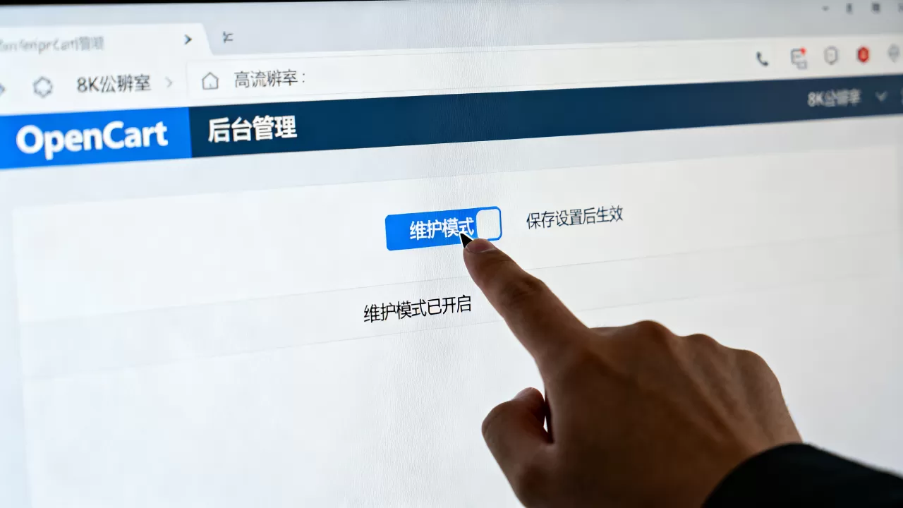 OpenCart网站如何开启维护模式? OpenCart网站如何开启维护模式?