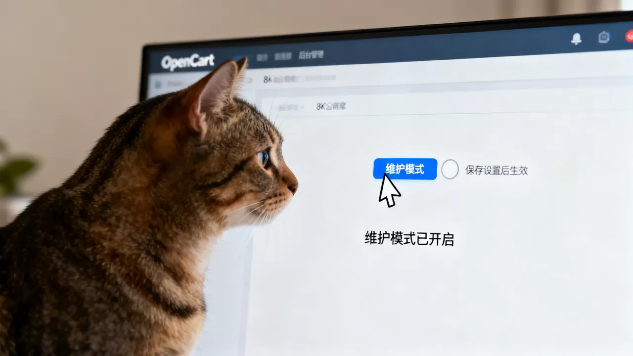 OpenCart网站如何开启维护模式? OpenCart网站如何开启维护模式?