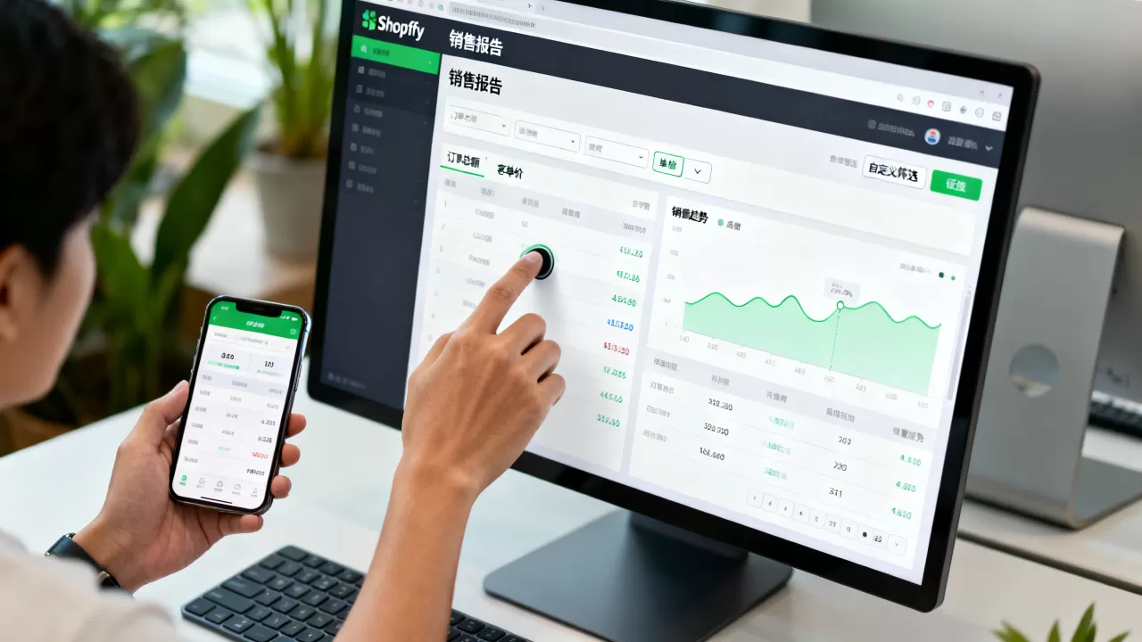 Shopify如何自定义查看销售报告?怎么看店铺销售数据 Shopify如何自定义查看销售报告?怎么看店铺销售数据