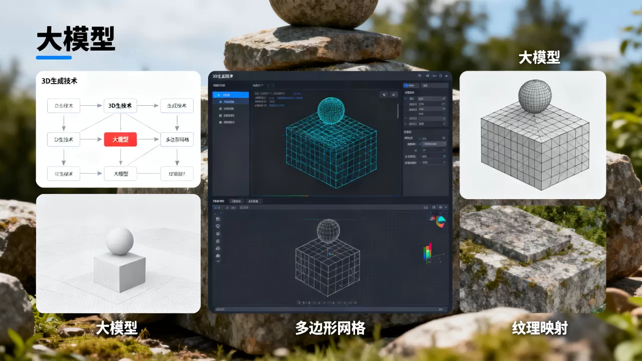 大模型如何生成3D模型?3D生成技术有哪些 大模型如何生成3D模型?3D生成技术有哪些