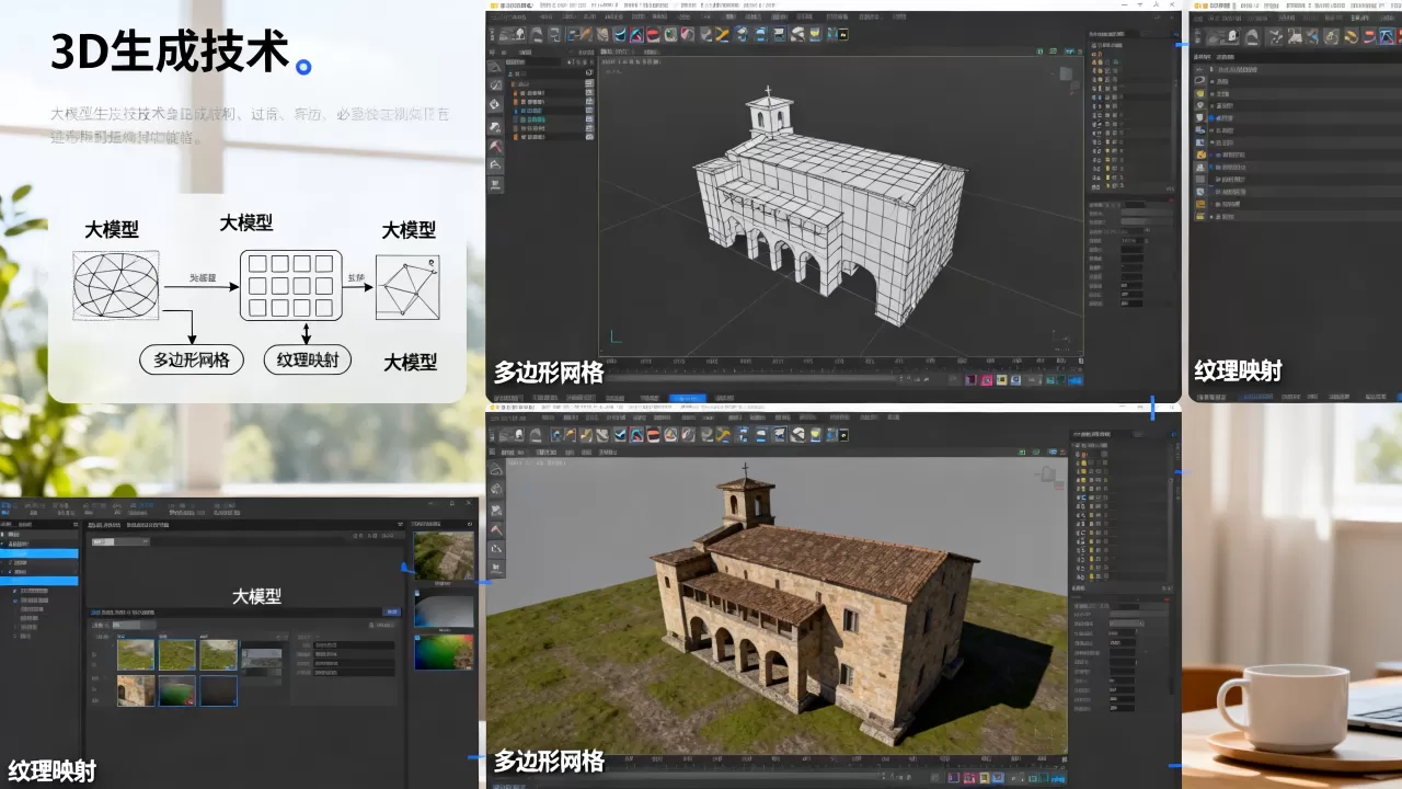 大模型如何生成3D模型?3D生成技术有哪些 大模型如何生成3D模型?3D生成技术有哪些