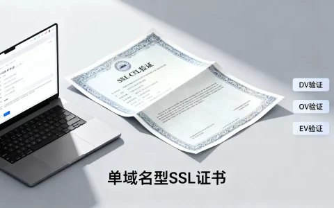 什么是单域名型SSL证书？DV OV EV三种验证等级区别