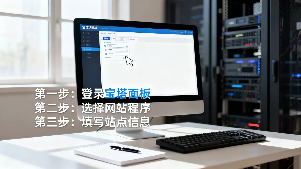 宝塔面板怎么一键部署网站？宝塔面板安装网站程序详细教程