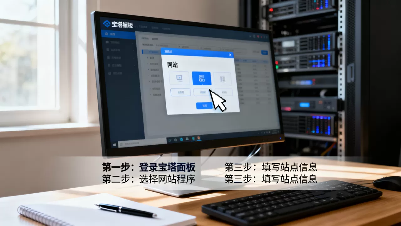 宝塔面板怎么一键部署网站？宝塔面板安装网站程序详细教程