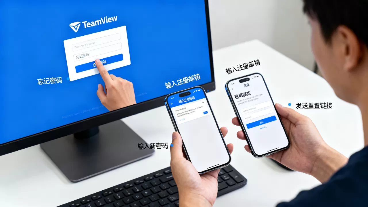 TeamViewer账户密码忘记怎么找回?如何重置登录密码 TeamViewer账户密码忘记怎么找回?如何重置登录密码