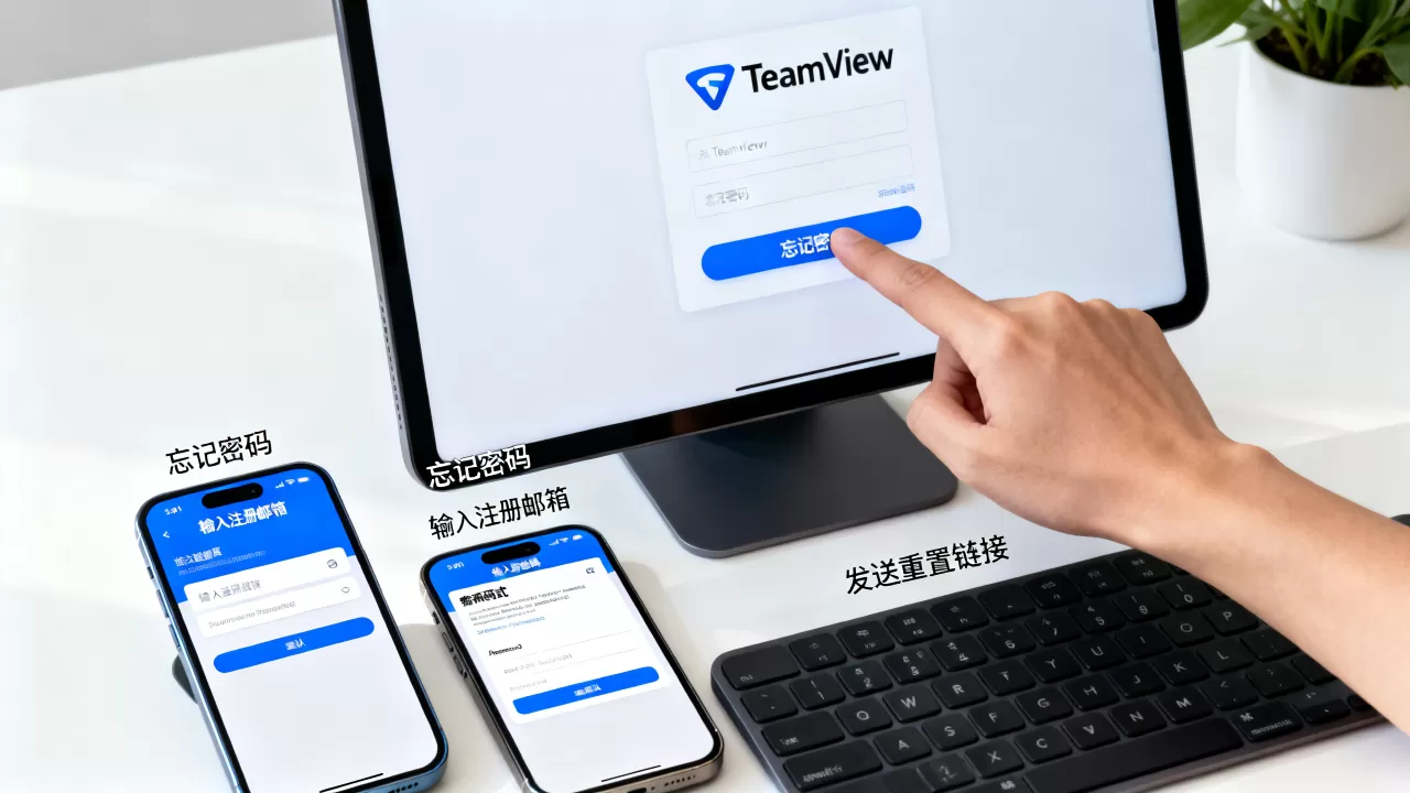 TeamViewer账户密码忘记怎么找回?如何重置登录密码 TeamViewer账户密码忘记怎么找回?如何重置登录密码