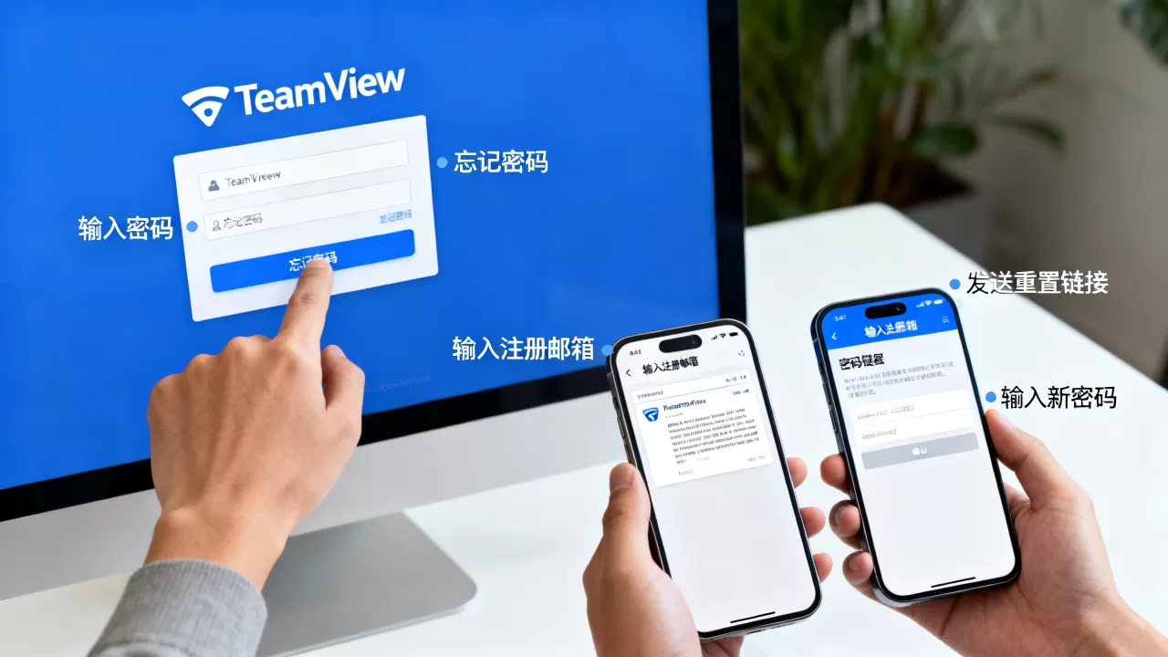 TeamViewer账户密码忘记怎么找回?如何重置登录密码 TeamViewer账户密码忘记怎么找回?如何重置登录密码