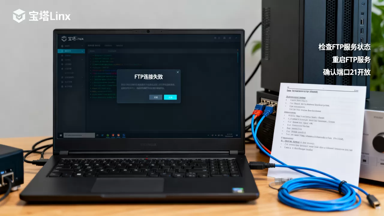 宝塔Linux面板FTP连接失败怎么办?ftp服务未启动怎么解决 宝塔Linux面板FTP连接失败怎么办?ftp服务未启动怎么解决