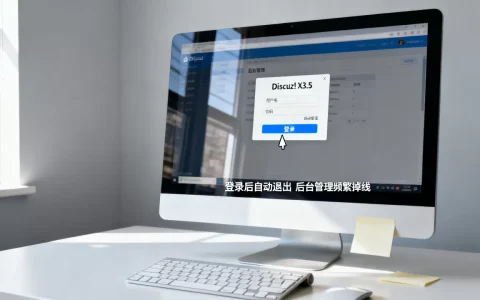 Discuz! X3.5登录后为何自动退出？后台管理频繁掉线怎么解决