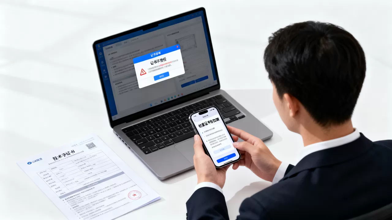 RapidSSL证书不信任怎么办？证书不被信任怎么解决
