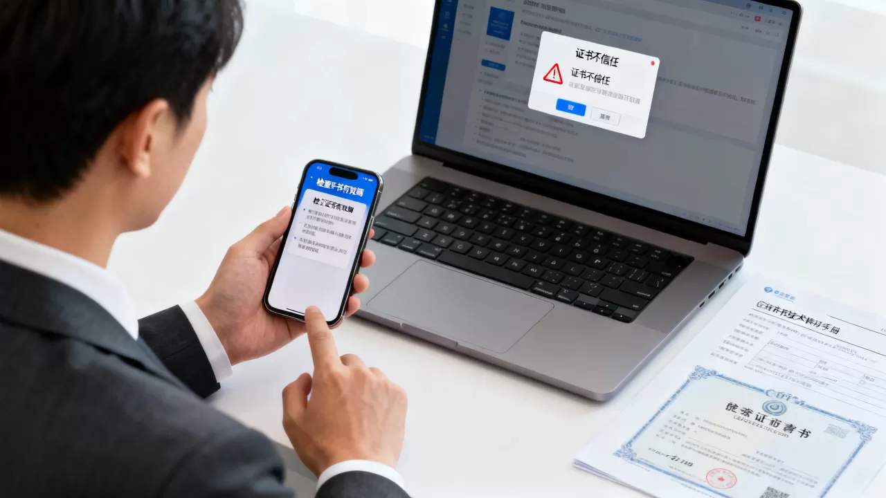 RapidSSL证书不信任怎么办？证书不被信任怎么解决
