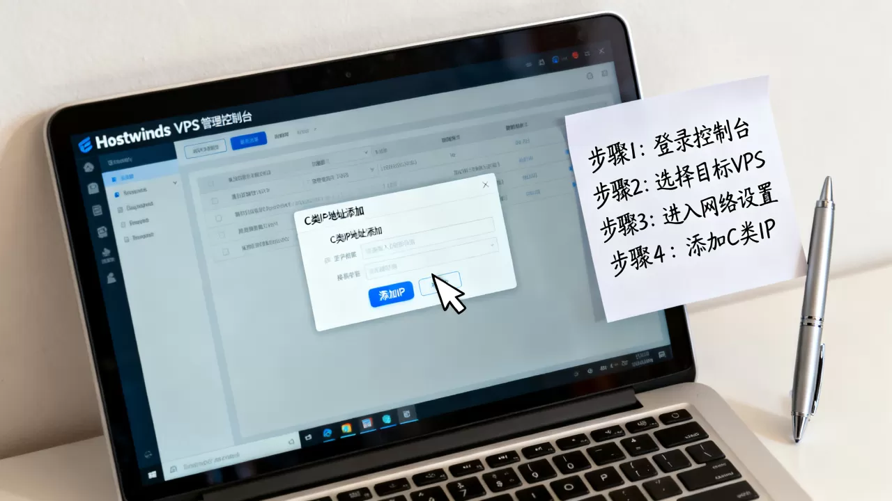 Hostwinds VPS怎么添加C类IP？C类IP地址添加教程