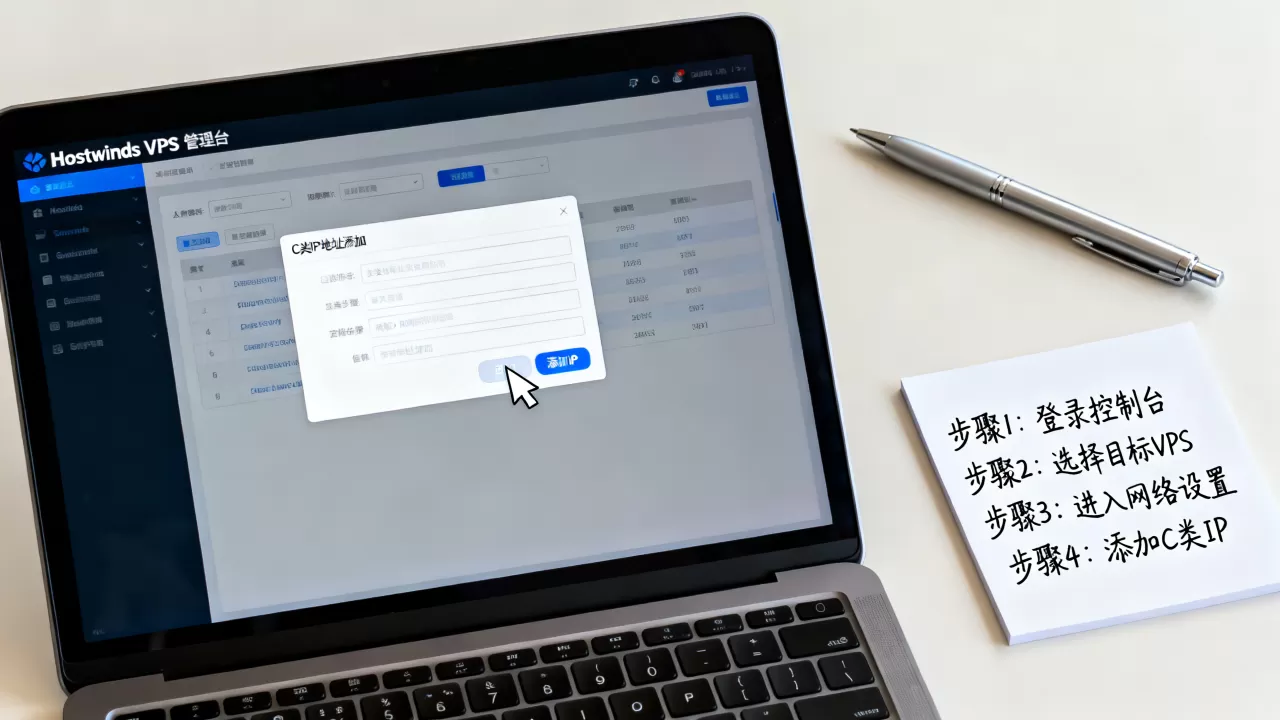 Hostwinds VPS怎么添加C类IP？C类IP地址添加教程