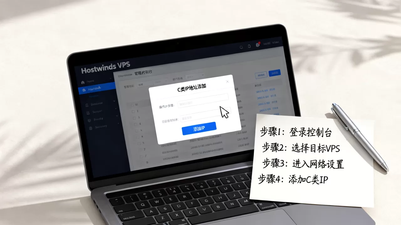 Hostwinds VPS怎么添加C类IP？C类IP地址添加教程